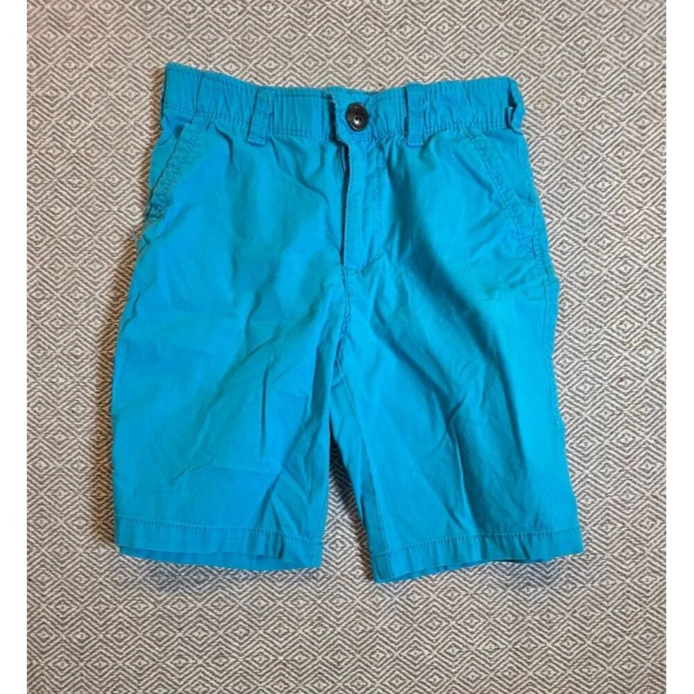 Arizona Jean Co. Boys Shorts Size 7 Turquoise Blue Cotton Stretch